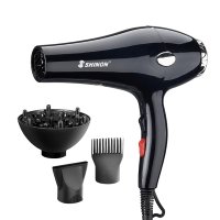 SHINON SH-9912 Professional Hair Dryer 6000 Watts 3 Heat Setting (Hot/Cool/Warm) 2 Speed Setting with Styling Nozzle Concentrator