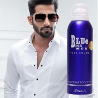 Blue For Men Body Spray - 200ml Original Rasasi Brand 