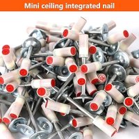 Pack of 200 Nails for Nail Gun, 7.3 mm Rivets for Nail Gun, Round, Compressed Air Nail Gun Accessories