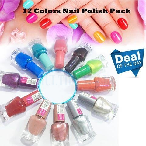Buy 12 color nail polish for best price, Sri Lanka