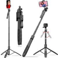  High Quality Latest New Product HANDHELD STABILIZING K28 SELFIE STICK TRIPOD 360 degrees Rotation with remote Max length 1.75 meters