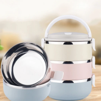 3 Layer 2.2 L stainless Steel Lunch Box