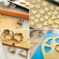 4 Pack Traditional Shape Cutters Mould Cookie Cutter Cake Mould