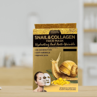 Haokali Snail Collagen Hydrating And Anti-Wrinkle Face Mask 1PCS
