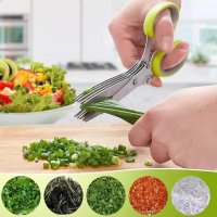 Multi-functional Stainless Steel Kitchen Scissors - 3/5 Layer
