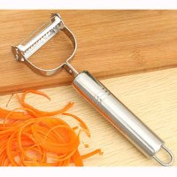 Potato and Vegetable Slicing Stainless Steel Multi Peeler tools - Silver