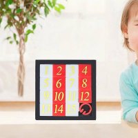 Classic Number Slide Puzzle - Games - Problem-Solving Brain Teaser Logic Toys - Travel Toy Fidget