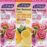 1x LA FRESH Hair Removal cream 20% Extra Free [3 minutes] All Skin Type 120ml