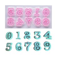 Baking Pastry Mold Letter Cookie Cutter Number Cake Decor Tools
