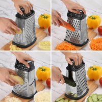 Stainless Steel 4 Sided Box Grater