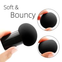 Make up Puff Brush with Handle Mushroom Head Powder Puff Makeup Sponge