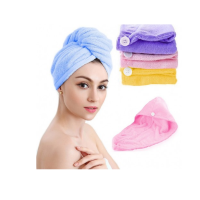 Quick Dry Microfiber Bathrobe Magic Hair Towel Super Absorbent Bath Shower Wrap Soft Comfortable Water Uptake Suction Cap
