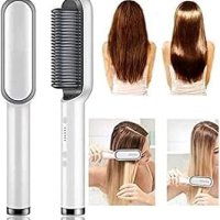 HQT-909B Hair Straightener Comb Brush Hair Straightening Iron 