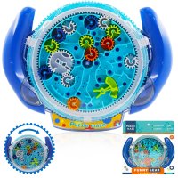 Creative 3D Puzzle Handheld Rolling Ball Gear Maze Game Gear Labyrinth Disk Gear Balance Ball IQ Puzzle Kids Educational Toys