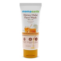 MAMAEARTH Honey Malai Face Wash | Gently Cleanses Dirt, Oil & Sebum | Softens Skin | Gives a Nourishing Glow | Unisex Formula