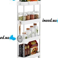 Floor narrow shelf organizer Bathroom Rack XYX-2020 on 4 tiers for kitchen and bathroom