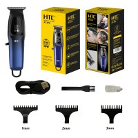 HTC AT 578 Mens Rechargeable Cordless Hair Trimmer Electric Clipper Precision T Blade Shaver