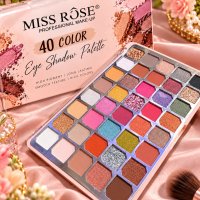Miss Rose 40-Color Eyeshadow Palette – Beauty in Every Shade