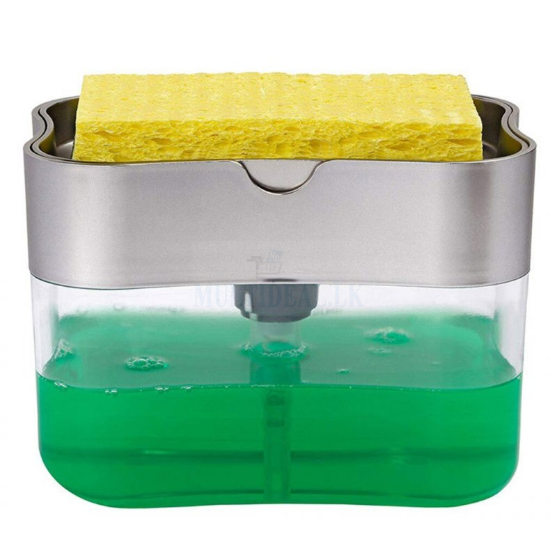 Buy Portable Soap Pump Dispenser & Sponge Holder for Kitchen Dish Soap