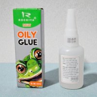 Oily Glue 50g High Performance Multi Purpose Super Adhesive for Ceramics Wood Metal Plastic Glass Shoes Crafts & More