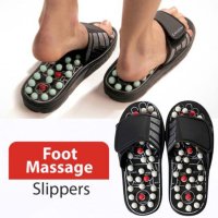 Foot Massage Slippers for Home Use Comfortable Slip-On Slippers with Cushioned Sole for Women Men