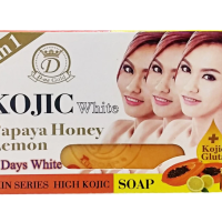 KOJIC WHITE PAPAYA HONEY LEMON SOAP  (160 g)