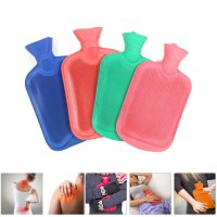 Rubber Hot Water Bag Bottle, Great for Pain Relief, Hot and Cold Therapy