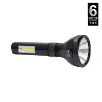 AS-504 Rechargeable Torch Light – 2W LED + 2W COB Dual Light, AC 220-240V(06 m0nth warranty)