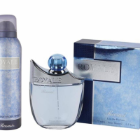 Rasasi Gift Set - Royale Blue Men + Deo Spray Eau De Parfum For Men 75+200ml
