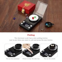 HY-8028 Digital 0.001g Accuracy Diamond Gold Jewelry Weighing Pocket Scale