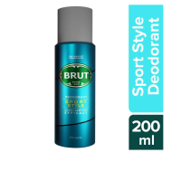 Brut Sport Style Deodorant for Men - Long Lasting & Athletic Fragrance, 200 ml