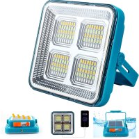 7000LM Rechargeable LED Floodlight Solar LED Spotlight Battery 4 Modes LED Floodlight 12000mAh USB Rechargeable LED Work Light Folding LED Work Light