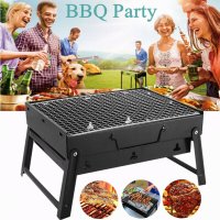 Outdoor Stainless Steel Folding Charcoal Grills Kitchen Wire BBQ Camping Grill Rack