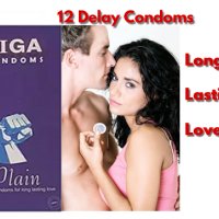 VIGA CONDOMS PLAIN DELAY for LONG LASTING LOVE - 12 condoms