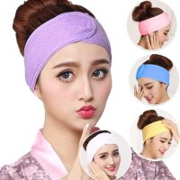 Premium Quality Soft Towel Hair Band Wrap Headband for Bath Spa Makeup Facia